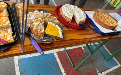 Kuchenverkauf am Wahlsonntag
